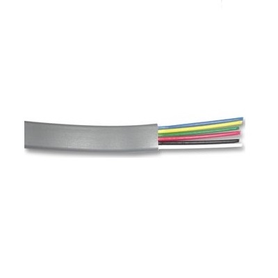 FCC68 Flat Comms Cable 6 core Grey