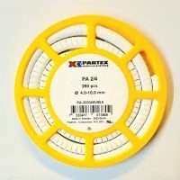 Partex PA2/4 Cable marker black on white
