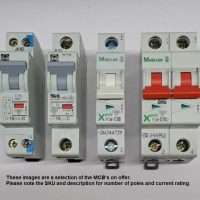 This image shows a selection of MCB's represenative of the product descriptions.